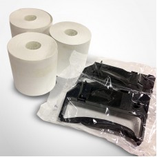 VeriFone Cable, Ruby Printer Paper/Ribbon Kit