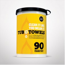 Federal Process Tub-O Towels® Multi Purpose Towels, 90 Count
