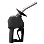 OPW Fueling Automatic Unleaded Nozzle Spout, 13/16" O.D. with Black Splashguard