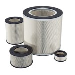 Replacement Element with prefilter, 2 micron paper, 99+% efficiency, 430 SCFM 4.87" (H), 9.75" (OD), 6" (ID) 