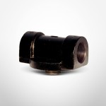 Cim-Tek 50002 Filter Mounting Adaptor, 1&quot; NPT Inlet/Outlet, Cast Iron