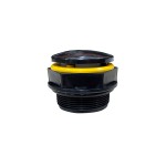RHINO 2-WAY VENTING BREATHER CAP - YELLOW/BLACK (2")