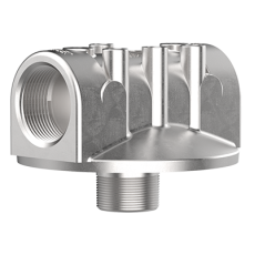 Cim-Tek 50163 810 Series Filter Adaptor, 1 1/2&quot; NPT Inlet/Outlet,  Aluminum