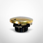 Cim-Tek 60001 Pre-Vent Cap, Cast-Iron Base with Plated Cap 