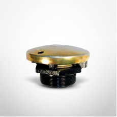 Cim-Tek 60001 Pre-Vent Cap, Cast-Iron Base with Plated Cap 