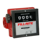Fill-Rite 1" 4 Wheel Mechanical Meter 901C
