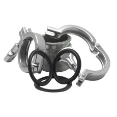 Franklin 2" EZ Fit × EZ Fit connector, stainless steel