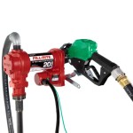 12V DC 20 GPM Fuel Transfer Pump with 1" Green Diesel Nozzle