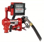 Fill-Rite 12V DC High Flow Pump with 901 Meter and Manual Nozzle 20 GPM