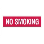 &quot;No Smoking&quot; Decal - 4''x14''
