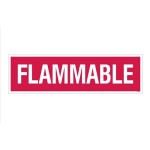 &quot;Flammable&quot; Decal 4''x14''